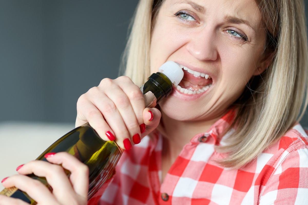 Женщина и шампанское