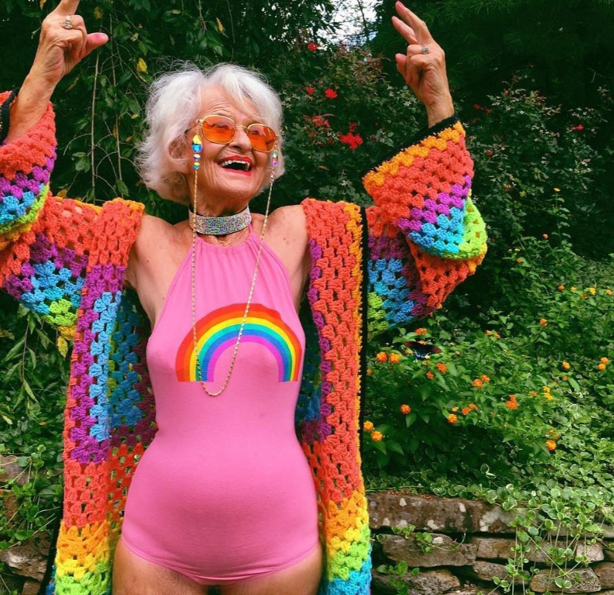 Старая и очень больная женщина..