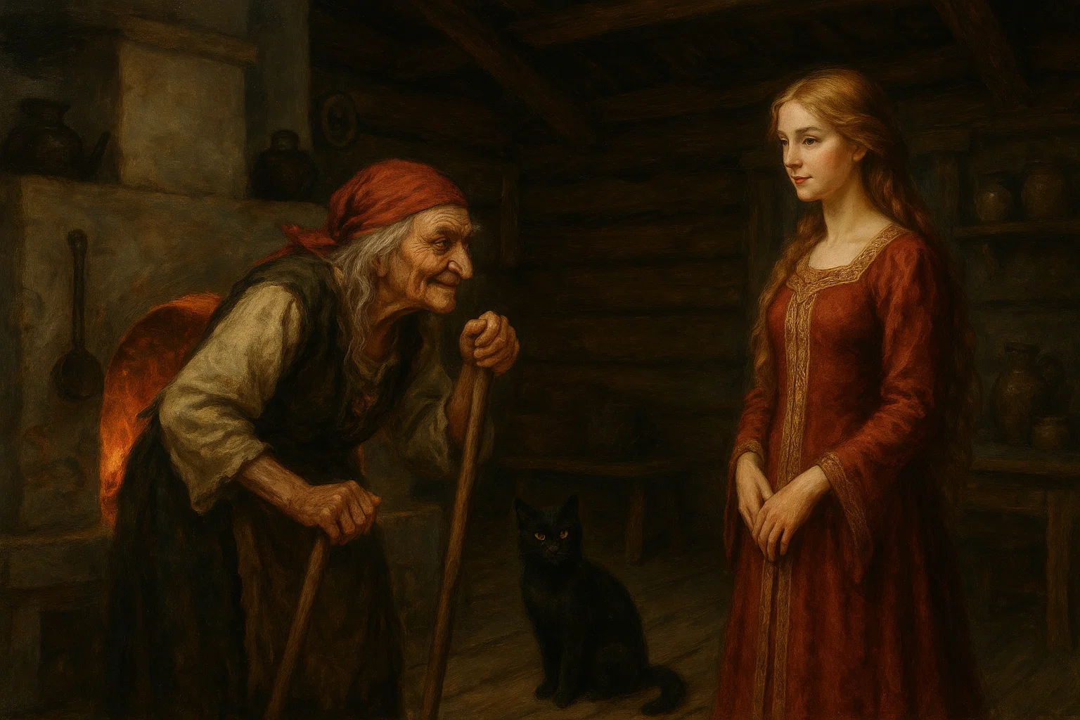 Когда дева приходит к Бабе Яге..