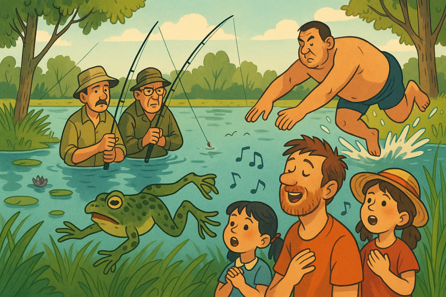 Слава Сэ: рыбалка, жабы и один нетрезвый Аполлон