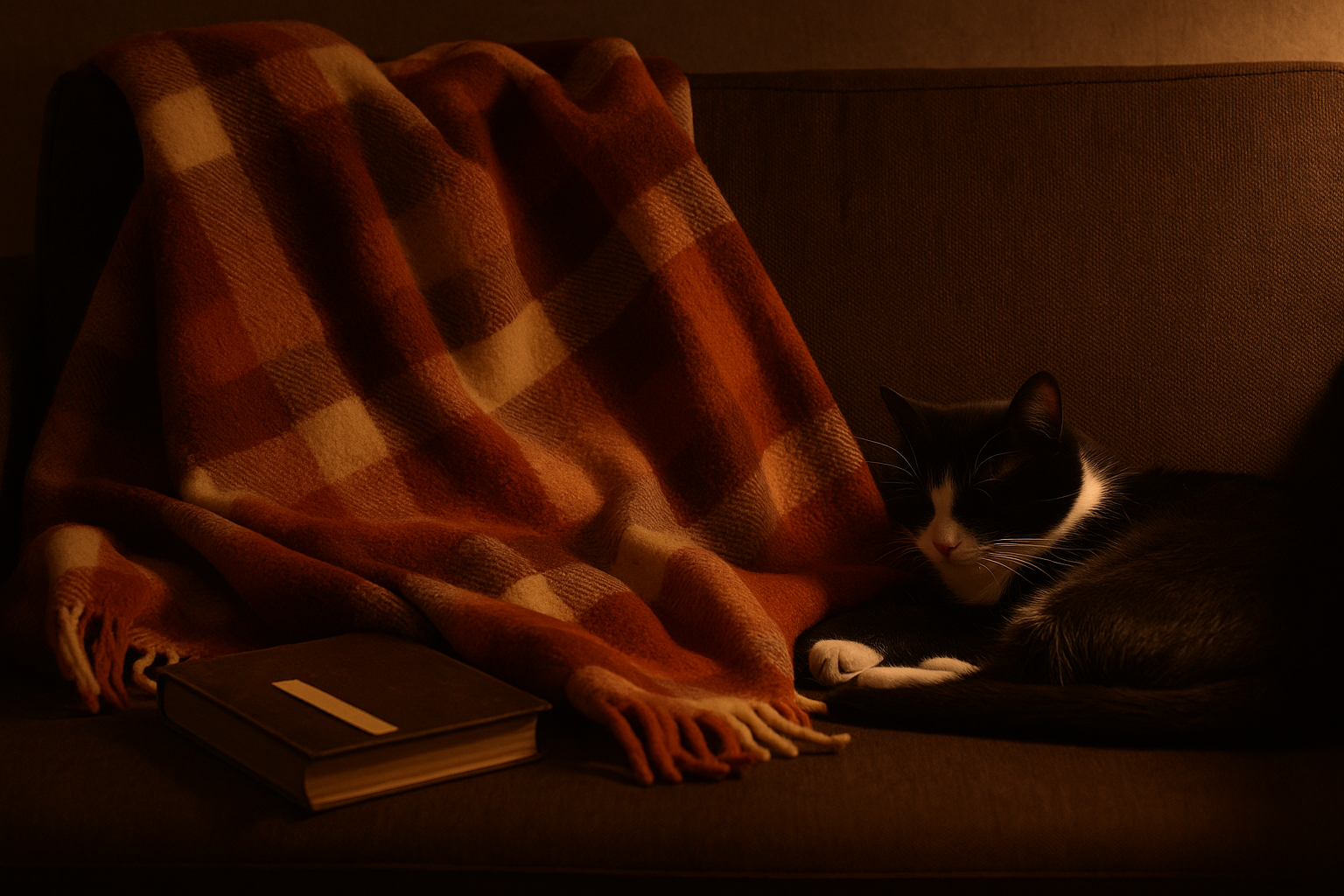 Кошак и диван