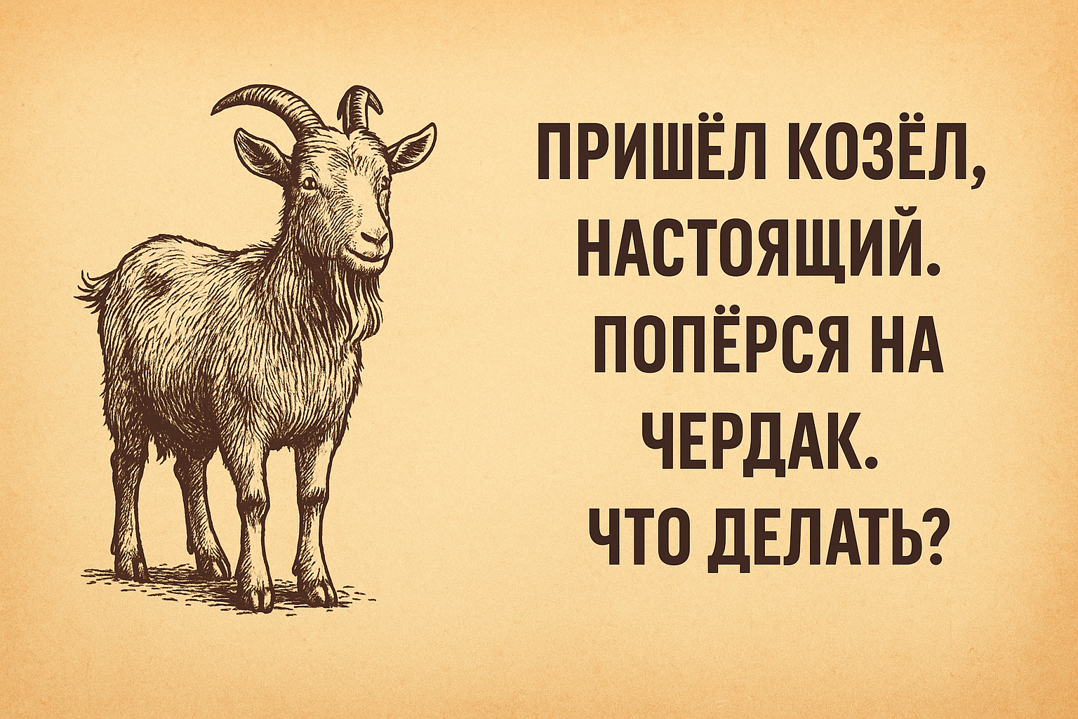 Козёл в Избушке