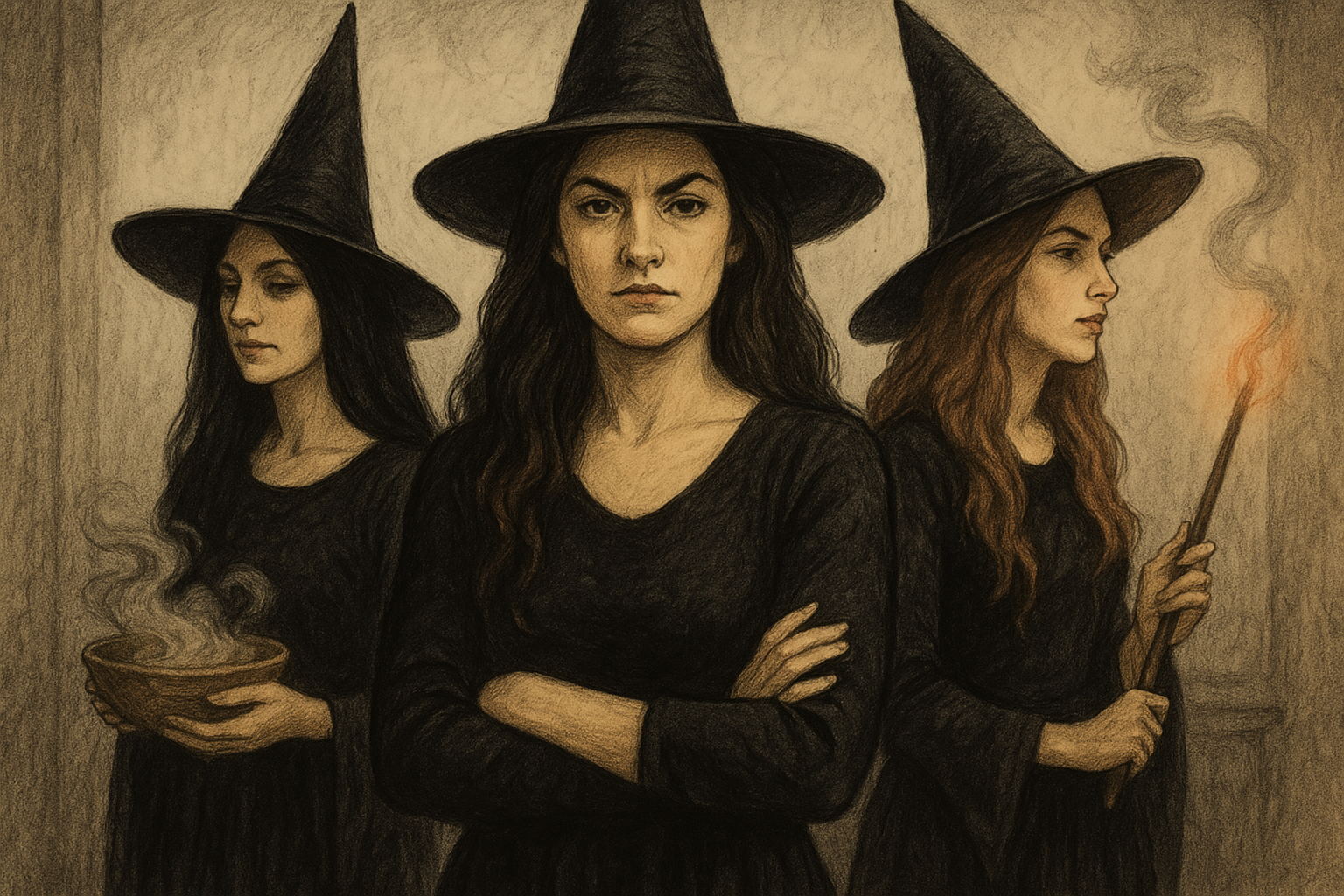 Три пассивные ведьмы