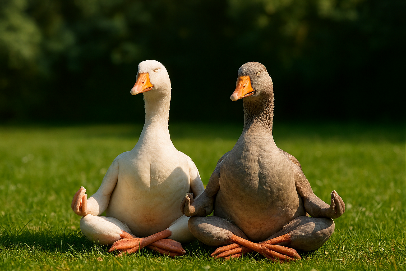 Гуси и фэншуй. Переходим в зону активности