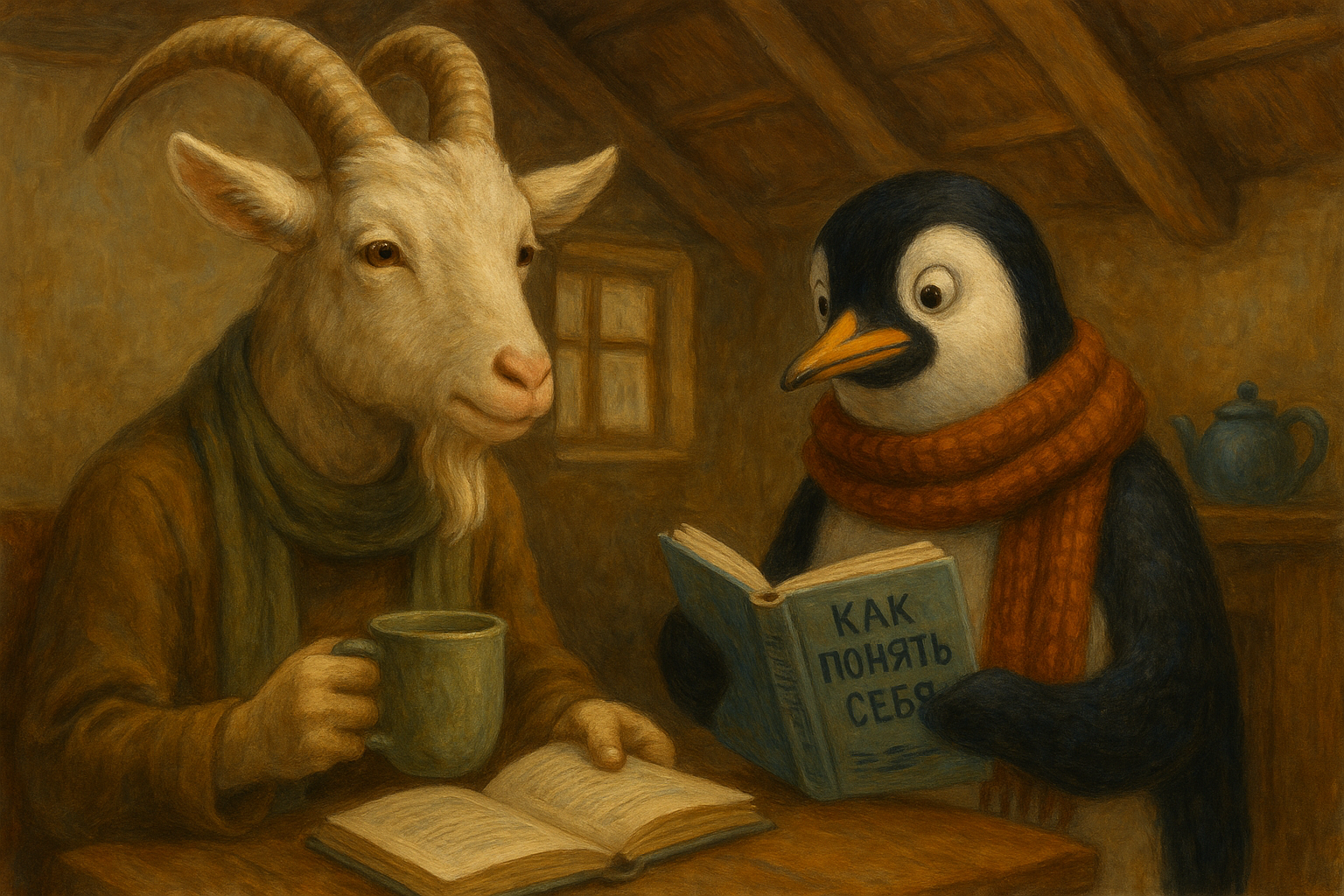 Козёл Иван, Пингвин Винни и философия