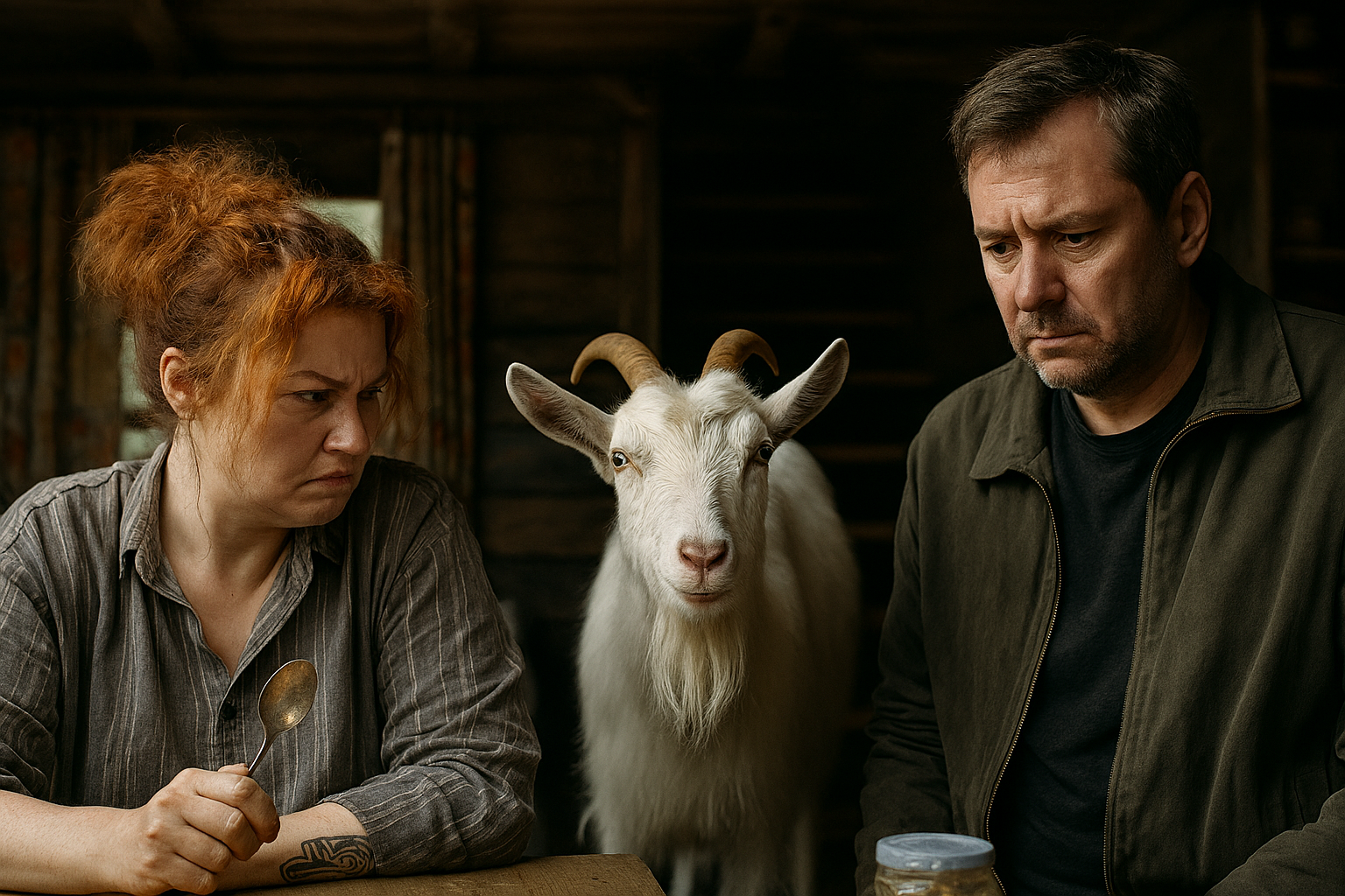 Гости и обморочный козёл