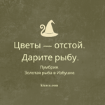 Цветы на 8 марта — это банально. Дарите золотую рыбу. Пумбрия. Проверено Избушкой.