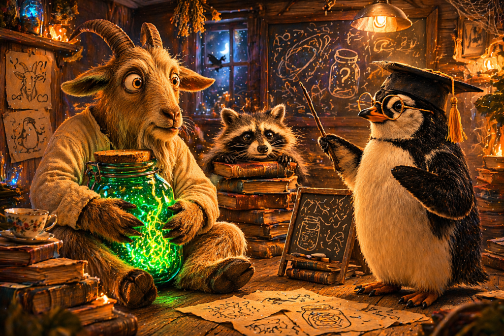 Козёл Иван и Пингвин Винни обсуждают метафизику